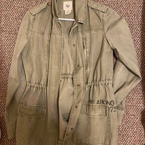 Billabong army jacket!